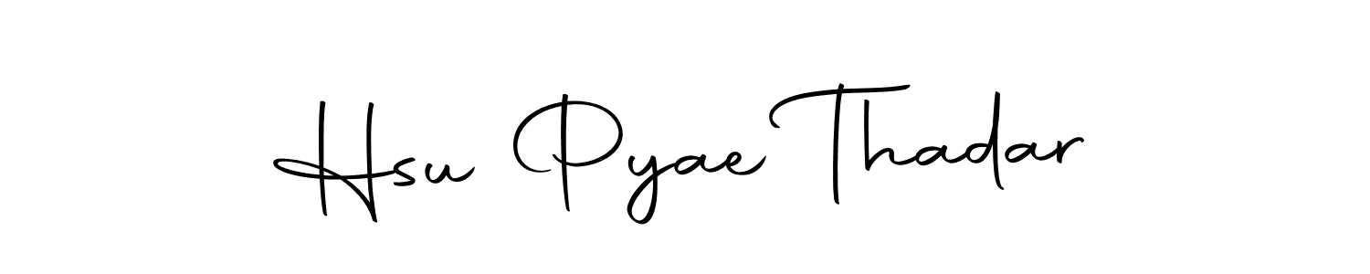 Create a beautiful signature design for name Hsu Pyae Thadar. With this signature (Autography-DOLnW) fonts, you can make a handwritten signature for free. Hsu Pyae Thadar signature style 10 images and pictures png