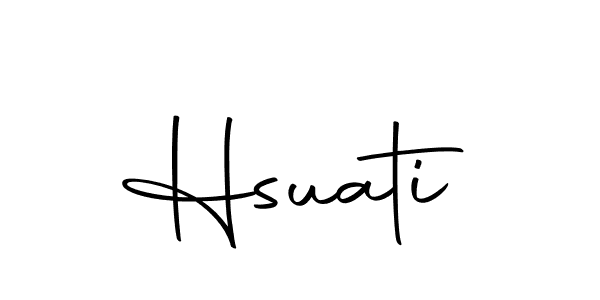 Make a beautiful signature design for name Hsuati. With this signature (Autography-DOLnW) style, you can create a handwritten signature for free. Hsuati signature style 10 images and pictures png