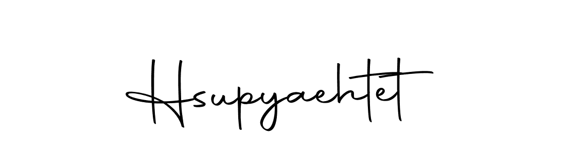 Use a signature maker to create a handwritten signature online. With this signature software, you can design (Autography-DOLnW) your own signature for name Hsupyaehtet. Hsupyaehtet signature style 10 images and pictures png