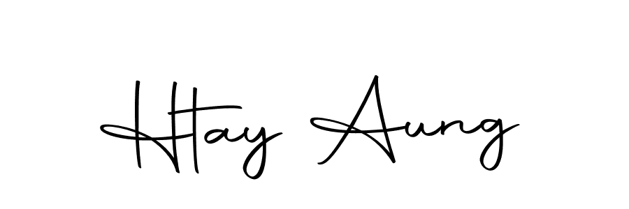 You should practise on your own different ways (Autography-DOLnW) to write your name (Htay Aung) in signature. don't let someone else do it for you. Htay Aung signature style 10 images and pictures png