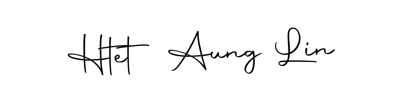 Create a beautiful signature design for name Htet Aung Lin. With this signature (Autography-DOLnW) fonts, you can make a handwritten signature for free. Htet Aung Lin signature style 10 images and pictures png