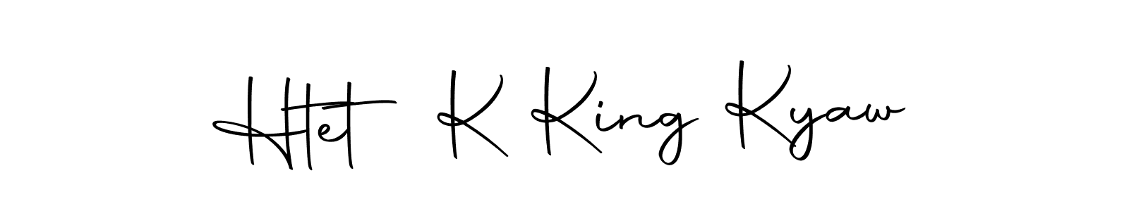 if you are searching for the best signature style for your name Htet K King Kyaw. so please give up your signature search. here we have designed multiple signature styles  using Autography-DOLnW. Htet K King Kyaw signature style 10 images and pictures png