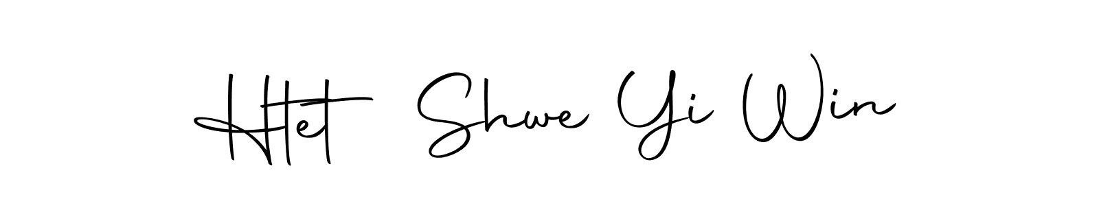 Also we have Htet Shwe Yi Win name is the best signature style. Create professional handwritten signature collection using Autography-DOLnW autograph style. Htet Shwe Yi Win signature style 10 images and pictures png