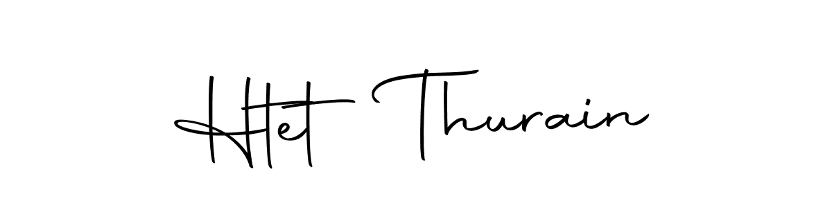 Design your own signature with our free online signature maker. With this signature software, you can create a handwritten (Autography-DOLnW) signature for name Htet Thurain. Htet Thurain signature style 10 images and pictures png