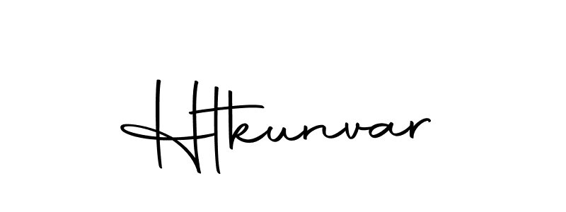 Make a beautiful signature design for name Htkunvar. With this signature (Autography-DOLnW) style, you can create a handwritten signature for free. Htkunvar signature style 10 images and pictures png
