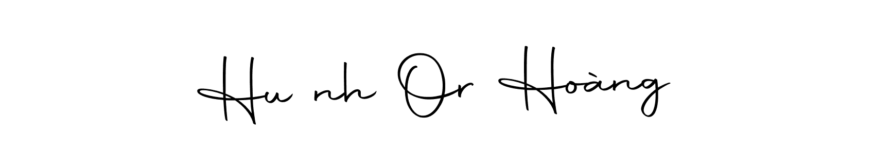 Once you've used our free online signature maker to create your best signature Autography-DOLnW style, it's time to enjoy all of the benefits that Huỳnh Or Hoàng name signing documents. Huỳnh Or Hoàng signature style 10 images and pictures png
