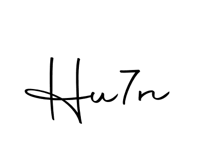 How to make Hu7n signature? Autography-DOLnW is a professional autograph style. Create handwritten signature for Hu7n name. Hu7n signature style 10 images and pictures png