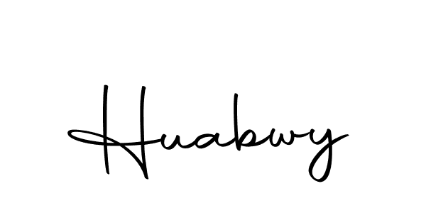 Make a beautiful signature design for name Huabwy. Use this online signature maker to create a handwritten signature for free. Huabwy signature style 10 images and pictures png