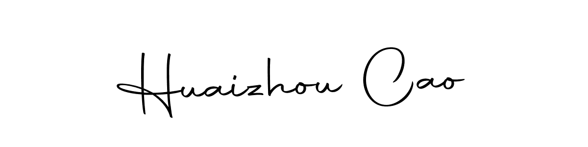 Also we have Huaizhou Cao name is the best signature style. Create professional handwritten signature collection using Autography-DOLnW autograph style. Huaizhou Cao signature style 10 images and pictures png