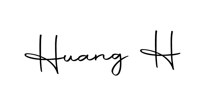 Design your own signature with our free online signature maker. With this signature software, you can create a handwritten (Autography-DOLnW) signature for name Huang H. Huang H signature style 10 images and pictures png