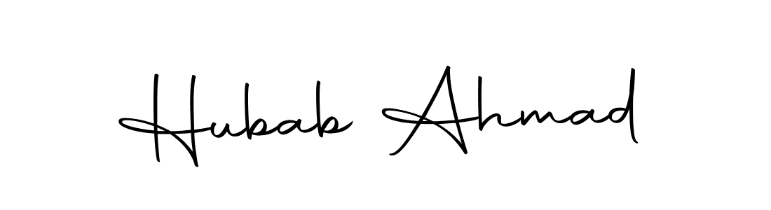 How to make Hubab Ahmad signature? Autography-DOLnW is a professional autograph style. Create handwritten signature for Hubab Ahmad name. Hubab Ahmad signature style 10 images and pictures png