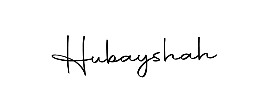 Make a beautiful signature design for name Hubayshah. Use this online signature maker to create a handwritten signature for free. Hubayshah signature style 10 images and pictures png