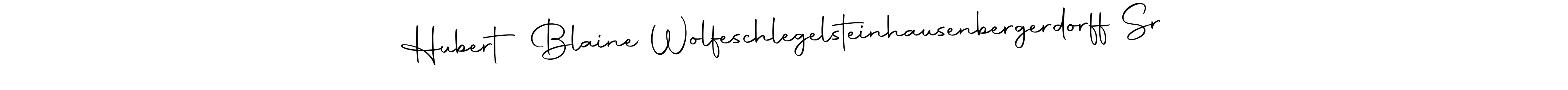 Make a short Hubert Blaine Wolfeschlegelsteinhausenbergerdorff Sr signature style. Manage your documents anywhere anytime using Autography-DOLnW. Create and add eSignatures, submit forms, share and send files easily. Hubert Blaine Wolfeschlegelsteinhausenbergerdorff Sr signature style 10 images and pictures png