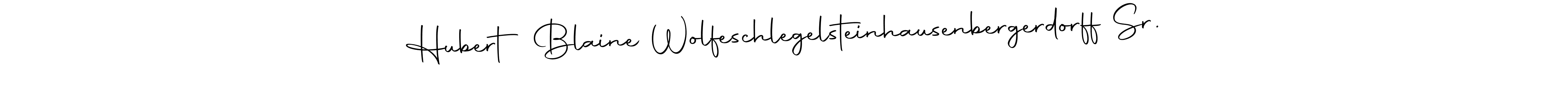 Make a beautiful signature design for name Hubert Blaine Wolfeschlegelsteinhausenbergerdorff Sr.. Use this online signature maker to create a handwritten signature for free. Hubert Blaine Wolfeschlegelsteinhausenbergerdorff Sr. signature style 10 images and pictures png
