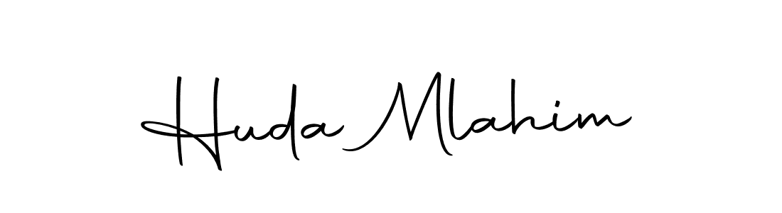 This is the best signature style for the Huda Mlahim name. Also you like these signature font (Autography-DOLnW). Mix name signature. Huda Mlahim signature style 10 images and pictures png