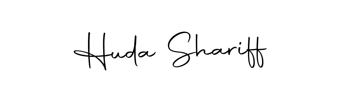 Also we have Huda Shariff name is the best signature style. Create professional handwritten signature collection using Autography-DOLnW autograph style. Huda Shariff signature style 10 images and pictures png