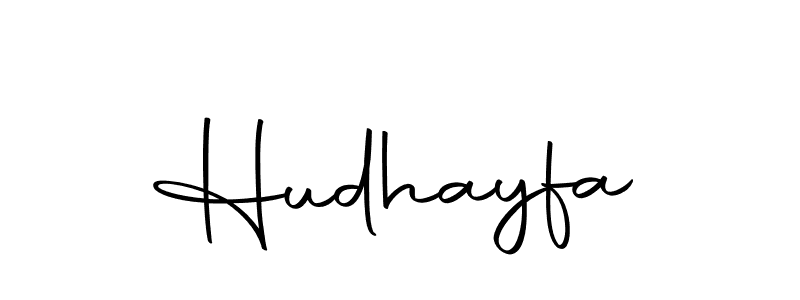 Hudhayfa stylish signature style. Best Handwritten Sign (Autography-DOLnW) for my name. Handwritten Signature Collection Ideas for my name Hudhayfa. Hudhayfa signature style 10 images and pictures png