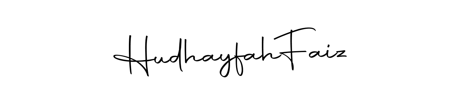 Design your own signature with our free online signature maker. With this signature software, you can create a handwritten (Autography-DOLnW) signature for name Hudhayfah  Faiz. Hudhayfah  Faiz signature style 10 images and pictures png