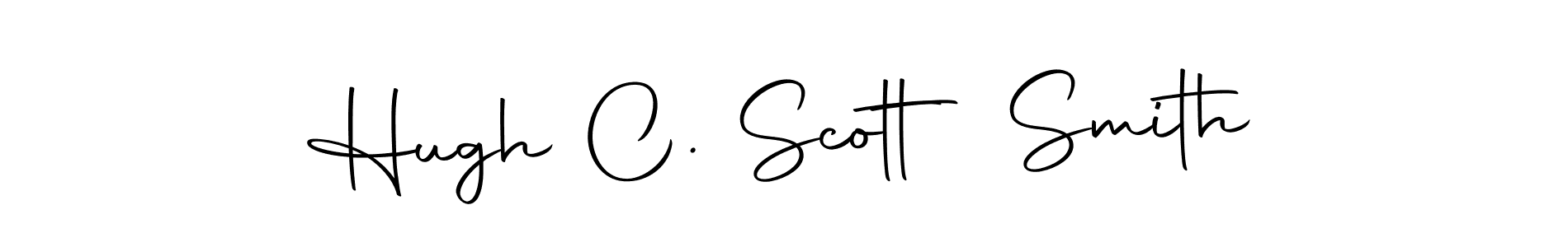 Make a beautiful signature design for name Hugh C. Scott Smith. With this signature (Autography-DOLnW) style, you can create a handwritten signature for free. Hugh C. Scott Smith signature style 10 images and pictures png