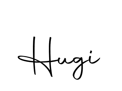 Create a beautiful signature design for name Hugi. With this signature (Autography-DOLnW) fonts, you can make a handwritten signature for free. Hugi signature style 10 images and pictures png