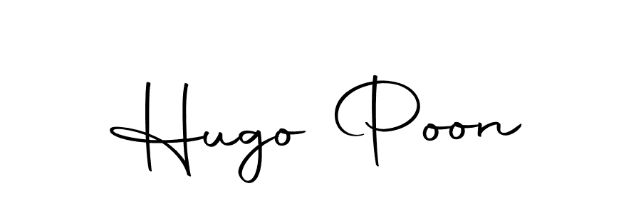 You should practise on your own different ways (Autography-DOLnW) to write your name (Hugo Poon) in signature. don't let someone else do it for you. Hugo Poon signature style 10 images and pictures png