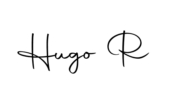 Create a beautiful signature design for name Hugo R. With this signature (Autography-DOLnW) fonts, you can make a handwritten signature for free. Hugo R signature style 10 images and pictures png