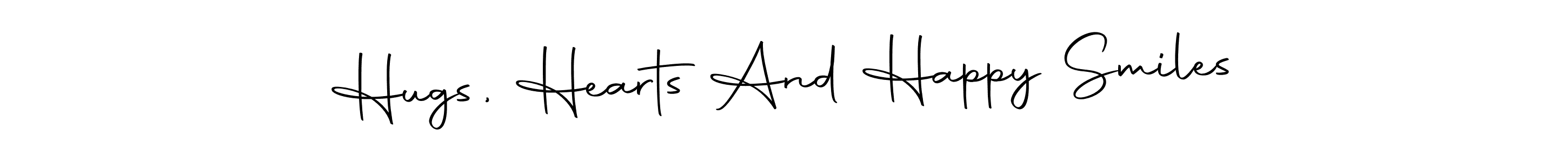 Make a beautiful signature design for name Hugs, Hearts And Happy Smiles. With this signature (Autography-DOLnW) style, you can create a handwritten signature for free. Hugs, Hearts And Happy Smiles signature style 10 images and pictures png