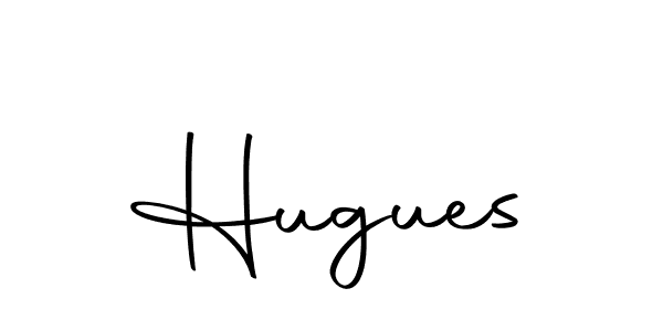 Create a beautiful signature design for name Hugues. With this signature (Autography-DOLnW) fonts, you can make a handwritten signature for free. Hugues signature style 10 images and pictures png