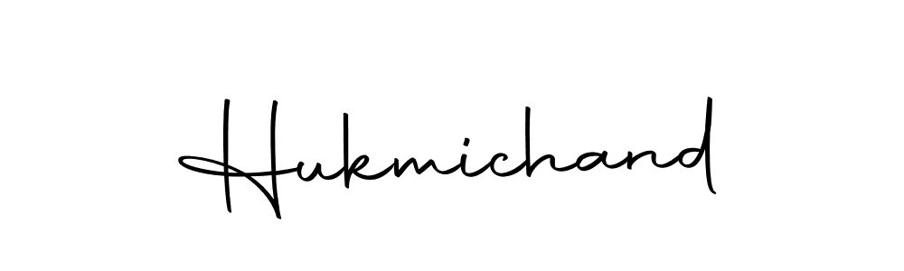 Design your own signature with our free online signature maker. With this signature software, you can create a handwritten (Autography-DOLnW) signature for name Hukmichand. Hukmichand signature style 10 images and pictures png