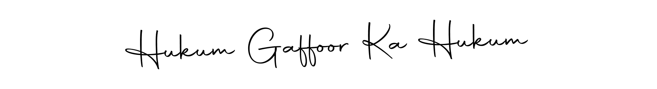 Similarly Autography-DOLnW is the best handwritten signature design. Signature creator online .You can use it as an online autograph creator for name Hukum Gaffoor Ka Hukum. Hukum Gaffoor Ka Hukum signature style 10 images and pictures png
