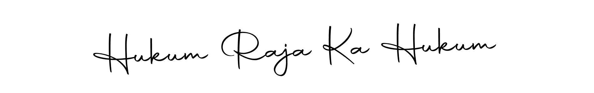 Design your own signature with our free online signature maker. With this signature software, you can create a handwritten (Autography-DOLnW) signature for name Hukum Raja Ka Hukum. Hukum Raja Ka Hukum signature style 10 images and pictures png