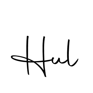 How to make Hul name signature. Use Autography-DOLnW style for creating short signs online. This is the latest handwritten sign. Hul signature style 10 images and pictures png