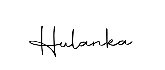 Design your own signature with our free online signature maker. With this signature software, you can create a handwritten (Autography-DOLnW) signature for name Hulanka. Hulanka signature style 10 images and pictures png