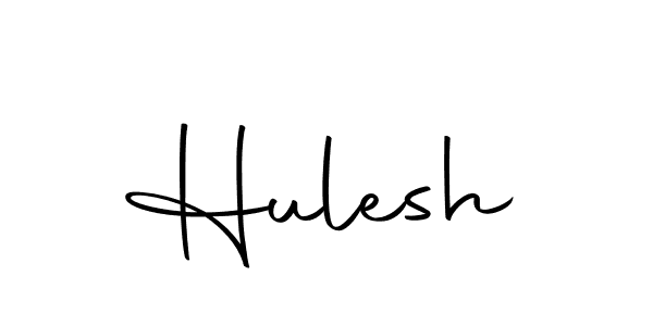 Similarly Autography-DOLnW is the best handwritten signature design. Signature creator online .You can use it as an online autograph creator for name Hulesh. Hulesh signature style 10 images and pictures png