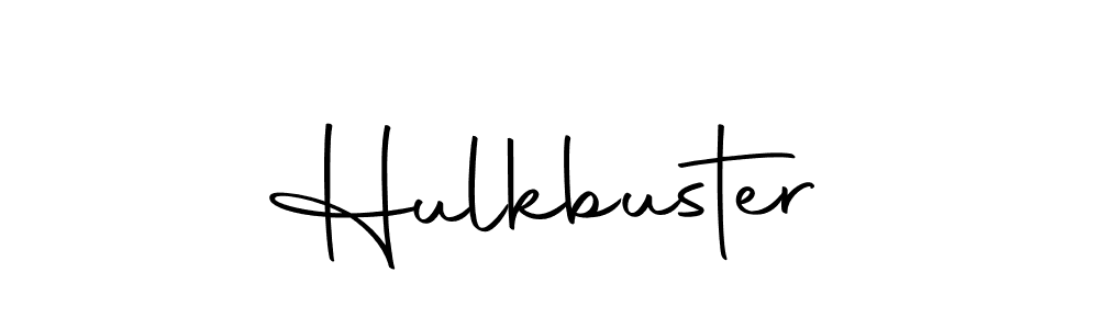 Design your own signature with our free online signature maker. With this signature software, you can create a handwritten (Autography-DOLnW) signature for name Hulkbuster. Hulkbuster signature style 10 images and pictures png