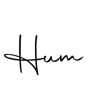 Make a beautiful signature design for name Hum. With this signature (Autography-DOLnW) style, you can create a handwritten signature for free. Hum signature style 10 images and pictures png