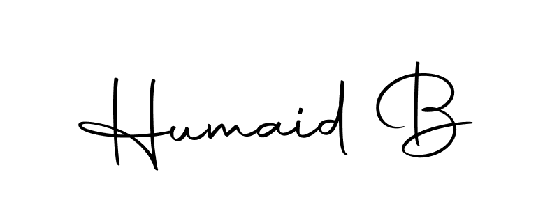 Also we have Humaid B name is the best signature style. Create professional handwritten signature collection using Autography-DOLnW autograph style. Humaid B signature style 10 images and pictures png