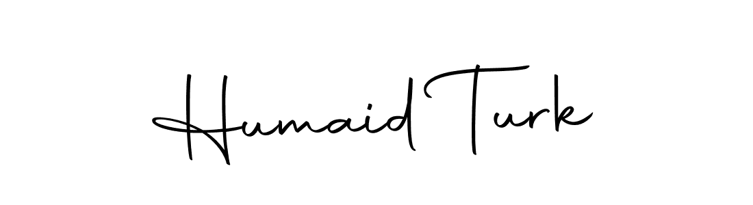 Create a beautiful signature design for name Humaid Turk. With this signature (Autography-DOLnW) fonts, you can make a handwritten signature for free. Humaid Turk signature style 10 images and pictures png