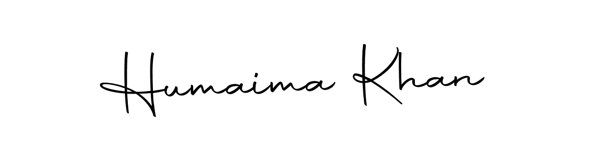 Use a signature maker to create a handwritten signature online. With this signature software, you can design (Autography-DOLnW) your own signature for name Humaima Khan. Humaima Khan signature style 10 images and pictures png