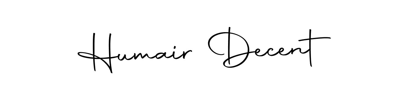 if you are searching for the best signature style for your name Humair Decent. so please give up your signature search. here we have designed multiple signature styles  using Autography-DOLnW. Humair Decent signature style 10 images and pictures png