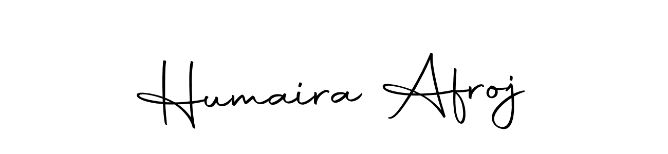 Humaira Afroj stylish signature style. Best Handwritten Sign (Autography-DOLnW) for my name. Handwritten Signature Collection Ideas for my name Humaira Afroj. Humaira Afroj signature style 10 images and pictures png
