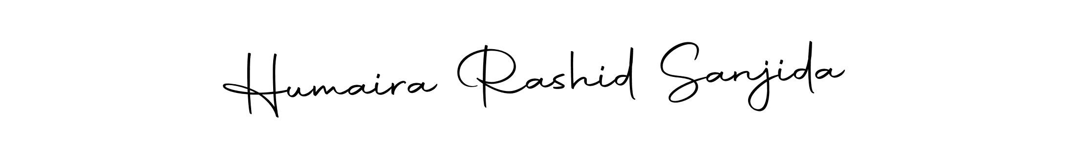 Humaira Rashid Sanjida stylish signature style. Best Handwritten Sign (Autography-DOLnW) for my name. Handwritten Signature Collection Ideas for my name Humaira Rashid Sanjida. Humaira Rashid Sanjida signature style 10 images and pictures png