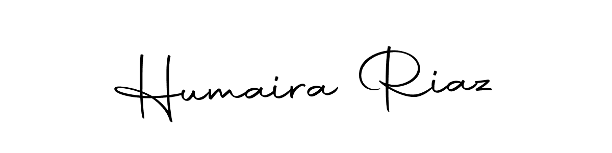 Use a signature maker to create a handwritten signature online. With this signature software, you can design (Autography-DOLnW) your own signature for name Humaira Riaz. Humaira Riaz signature style 10 images and pictures png