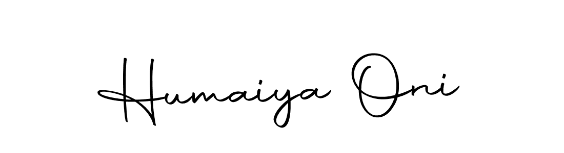 Use a signature maker to create a handwritten signature online. With this signature software, you can design (Autography-DOLnW) your own signature for name Humaiya Oni. Humaiya Oni signature style 10 images and pictures png