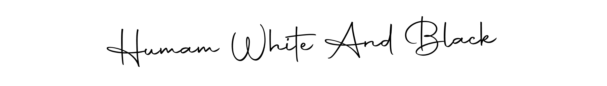 Similarly Autography-DOLnW is the best handwritten signature design. Signature creator online .You can use it as an online autograph creator for name Humam White And Black. Humam White And Black signature style 10 images and pictures png