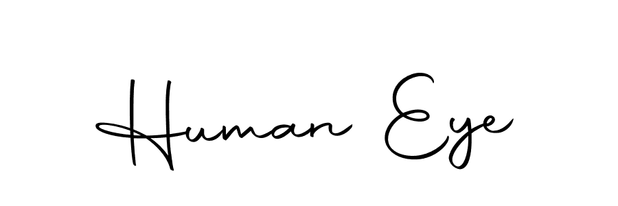 Make a beautiful signature design for name Human Eye. With this signature (Autography-DOLnW) style, you can create a handwritten signature for free. Human Eye signature style 10 images and pictures png