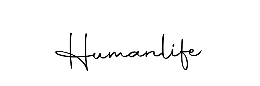 Make a beautiful signature design for name Humanlife. With this signature (Autography-DOLnW) style, you can create a handwritten signature for free. Humanlife signature style 10 images and pictures png