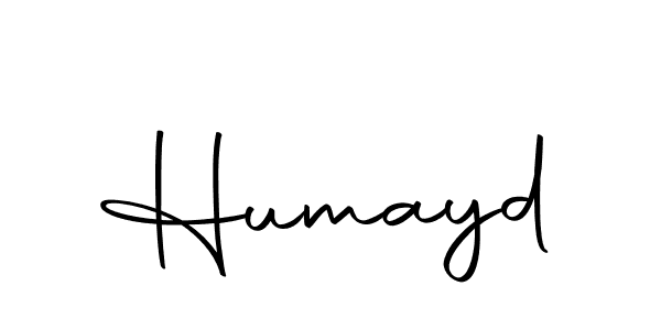 Design your own signature with our free online signature maker. With this signature software, you can create a handwritten (Autography-DOLnW) signature for name Humayd. Humayd signature style 10 images and pictures png