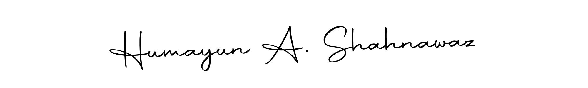 Design your own signature with our free online signature maker. With this signature software, you can create a handwritten (Autography-DOLnW) signature for name Humayun A. Shahnawaz. Humayun A. Shahnawaz signature style 10 images and pictures png