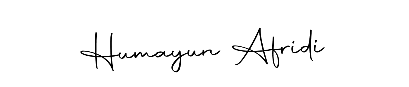 How to make Humayun Afridi name signature. Use Autography-DOLnW style for creating short signs online. This is the latest handwritten sign. Humayun Afridi signature style 10 images and pictures png